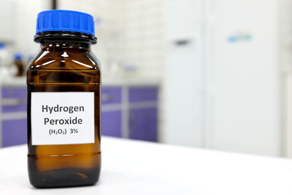 Using Hydrogen Peroxide to Clean Weed Residue