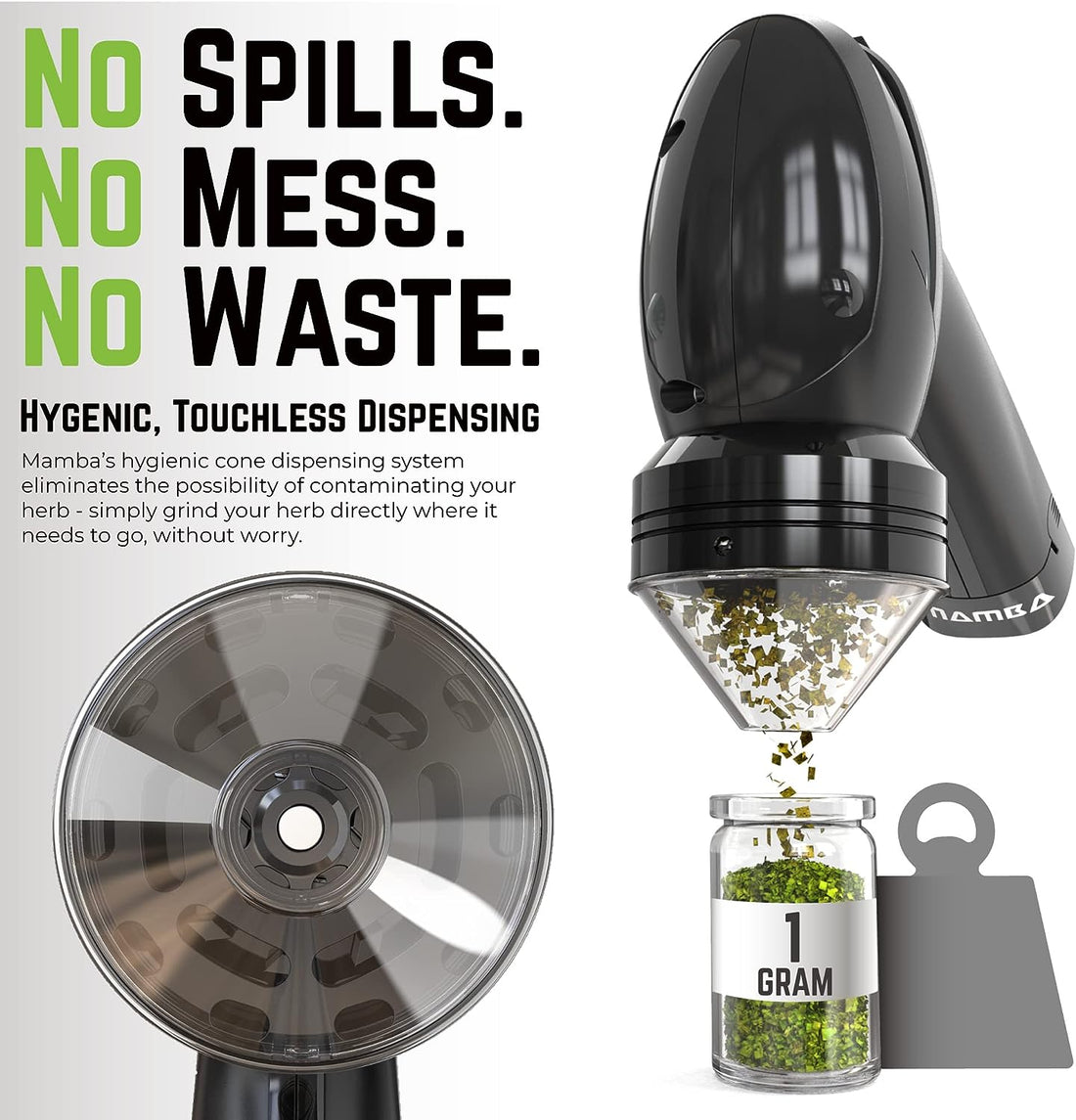 Mamba V1 Electric Herb Grinder Mamba Grinders™